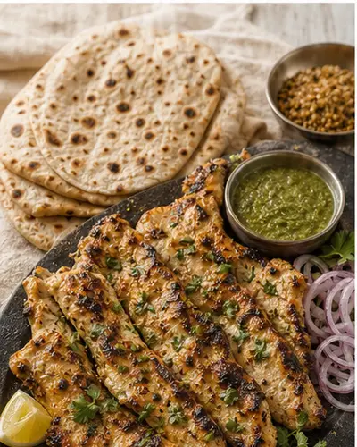 Indian BBQ Hyderabadi Pathar Chicken