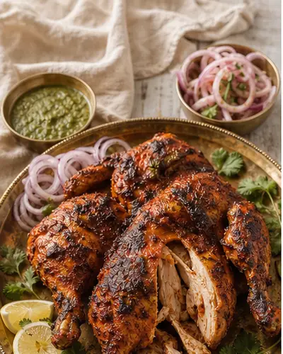 Indian BBQ Lahori Chargha Chicken