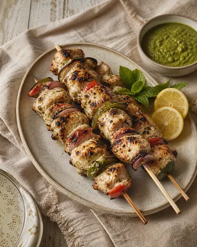 Indian BBQ Malai Chicken Tikka