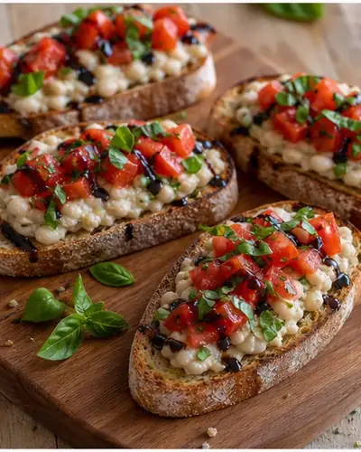 White Bean Bruschetta