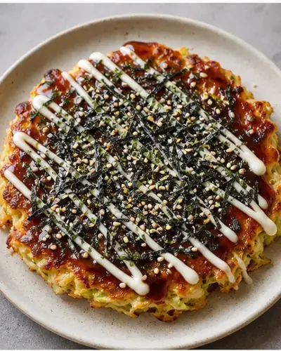 Veggie Okonomiyaki (Savoury Pancake)