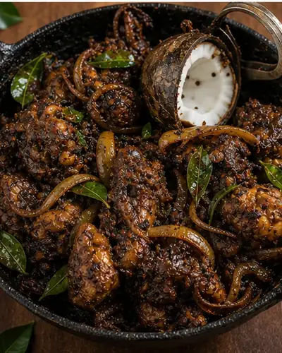 Kerala Pepper Chicken Roast