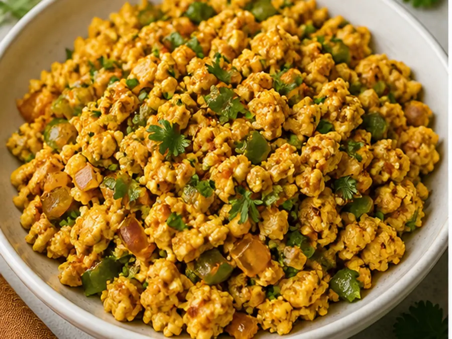 Keto Cauliflower Paneer Bhurji