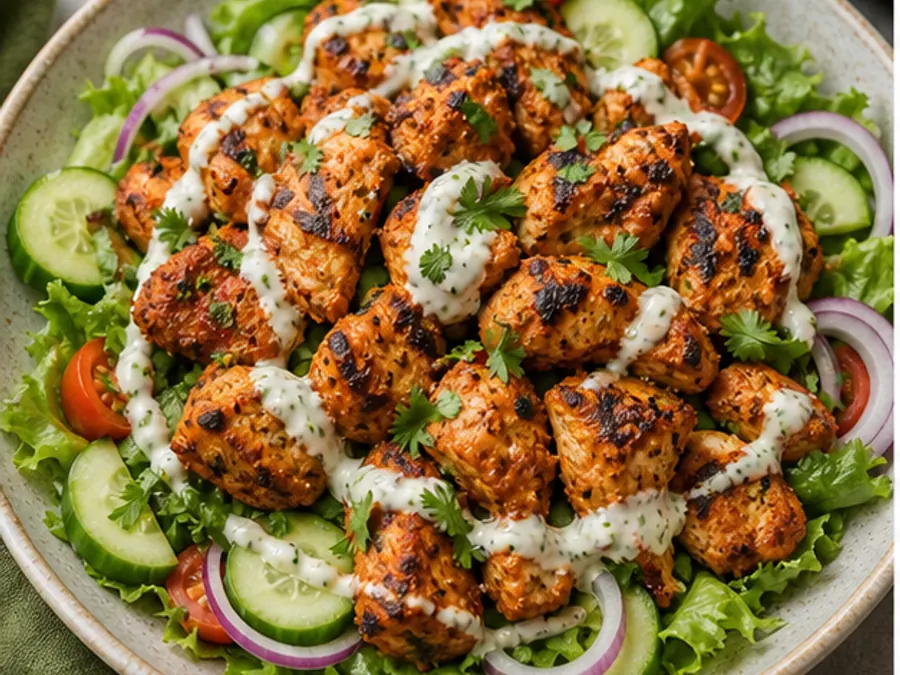 Keto Chicken Tikka Salad