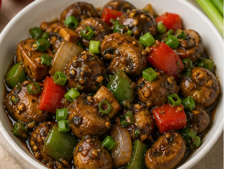Keto Chilli Mushroom