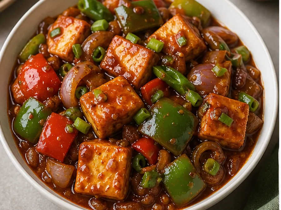 Keto Chilli Paneer