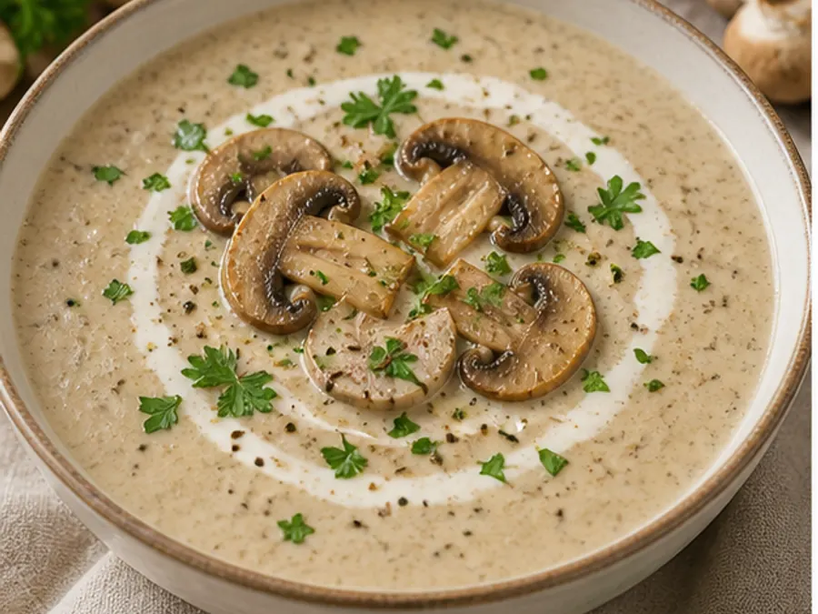 Keto Cream of Mushroom Soup