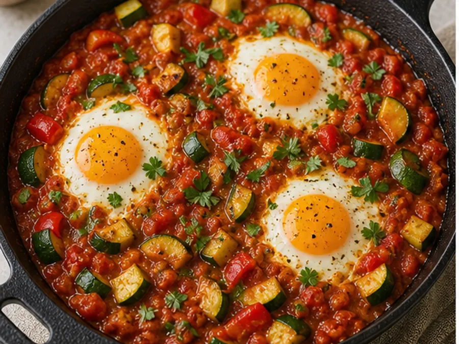 Keto Egg Shakshuka