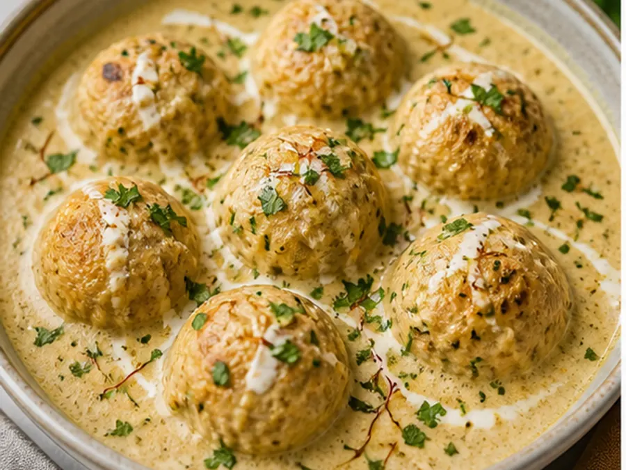 Keto Paneer Malai Kofta