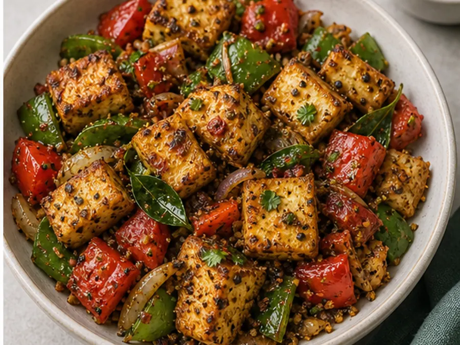 Keto Paneer Pepper Fry