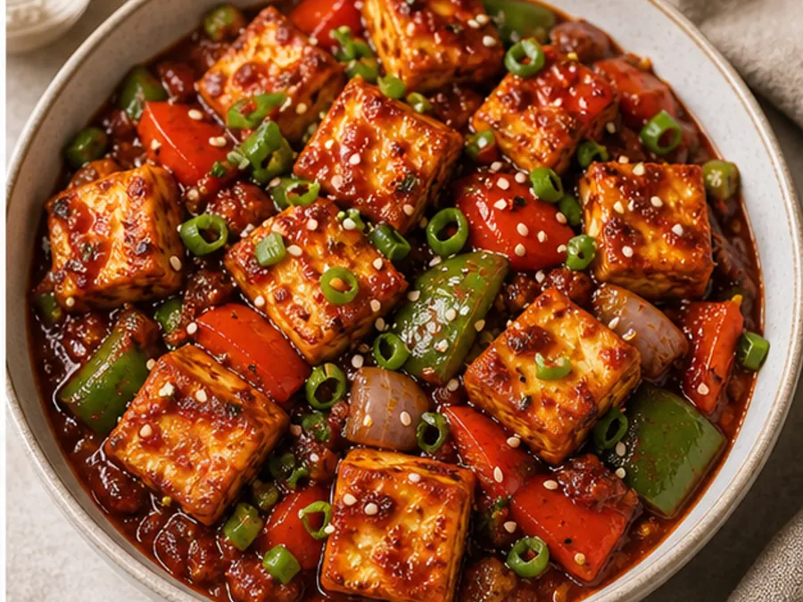 Keto Schezwan Paneer