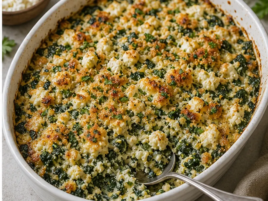 Keto Spanakopita Filling