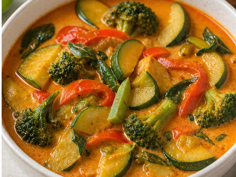 Keto Thai Coconut Veg Curry