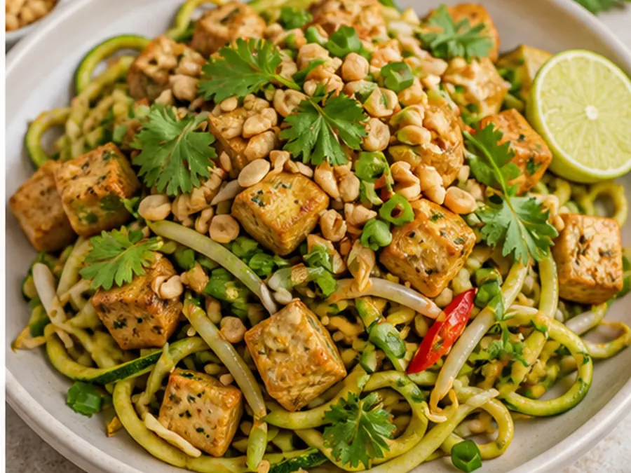 Keto Tofu Pad Thai