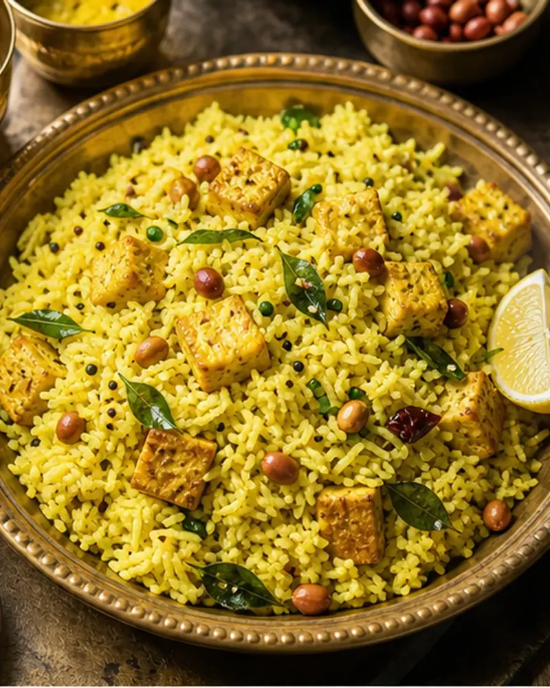 Lemon Rice with Tofu