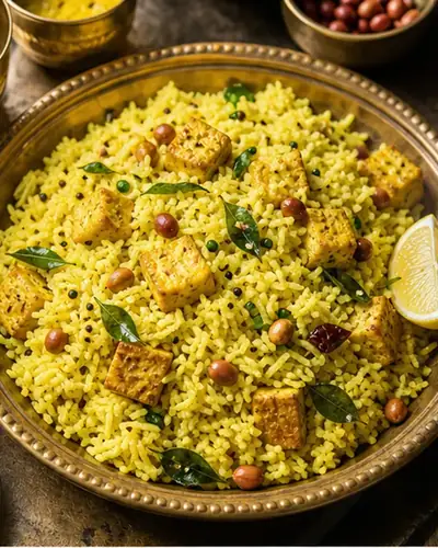 Lemon Rice with Tofu