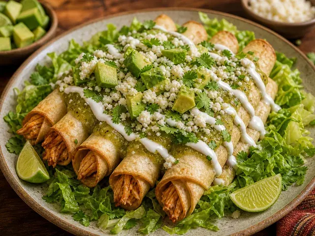 Chicken Flautas (Baked)