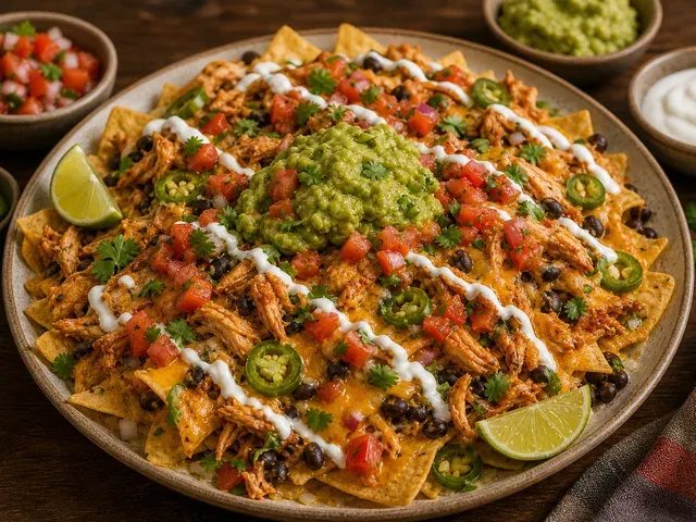 Loaded Chicken Nachos