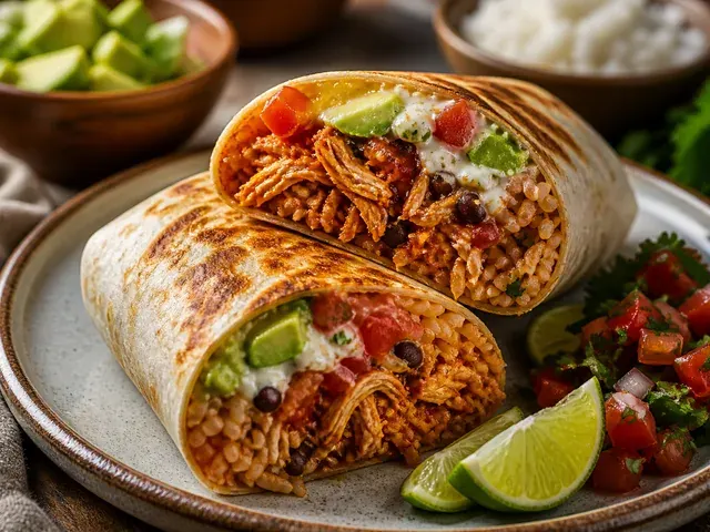 Chicken Tinga Burrito