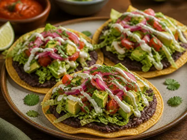 Vegan Bean Tostadas