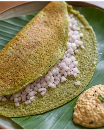 Moong Dal Pancakes (Pesarattu-style)