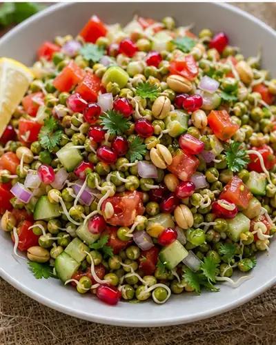 Sprouted Moong Salad