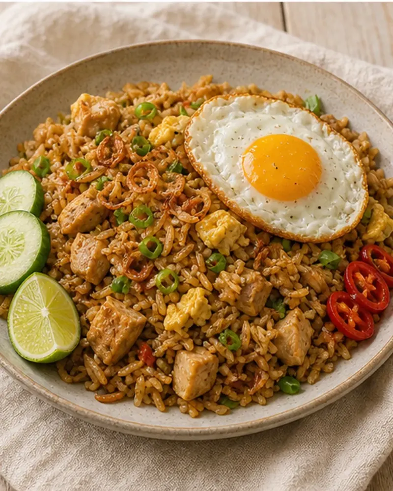 Nasi Goreng (Chicken & Egg)