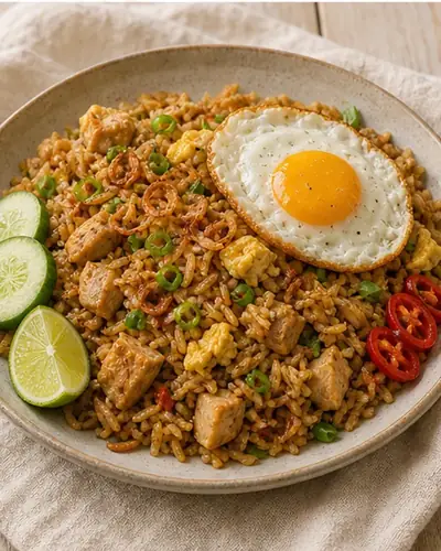 Nasi Goreng (Chicken & Egg)