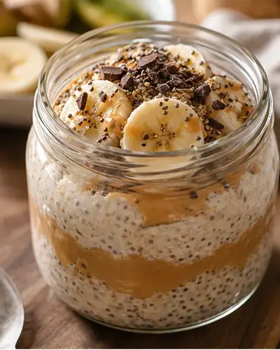 Overnight Oats — Peanut Butter Banana