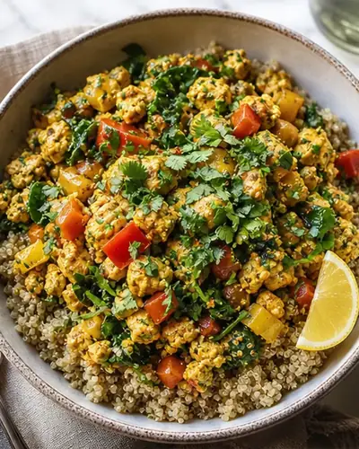 Paneer Bhurji Grain Bowl