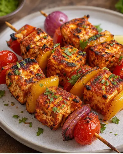 Paneer Shashlik Grilled