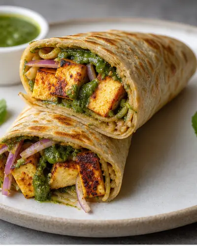 Paneer Tikka Kathi Roll
