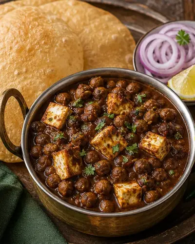 Chole Paneer Combo Curry