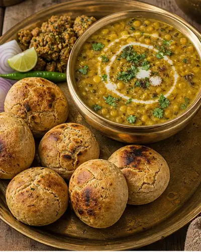 Light Dal Baati (Baked)
