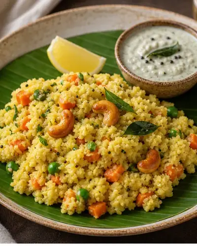 Rava Upma with Mixed Veg