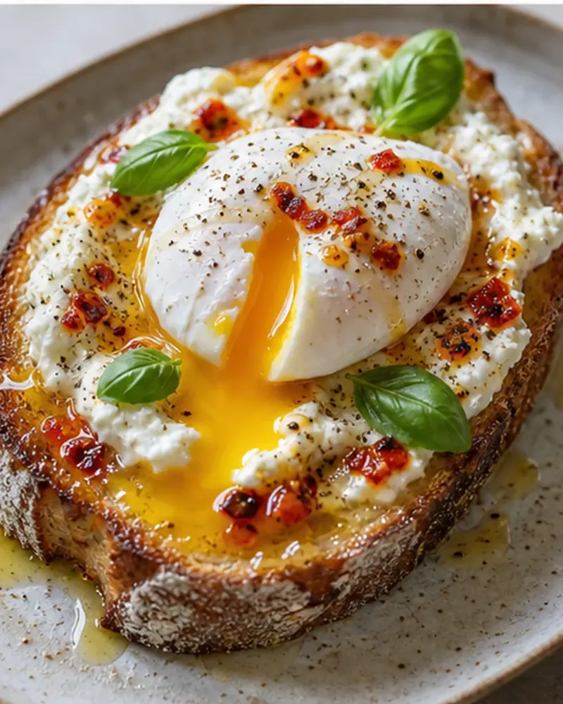 Ricotta + Egg Toast