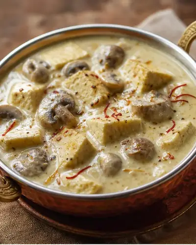 Shahi Mushroom + Tofu Curry