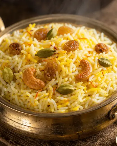 Sindhi Elaichi Chawal (Cardamom Rice)