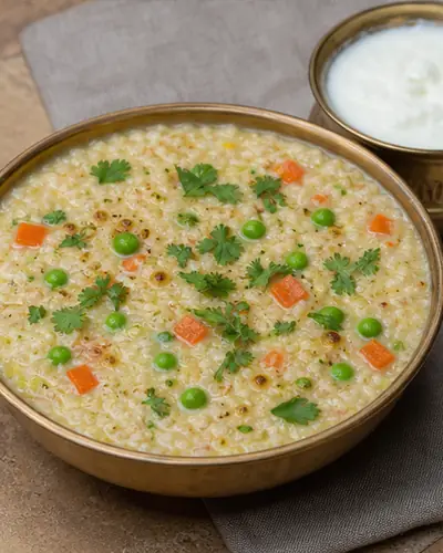Sindhi Kheech (Cracked Wheat Porridge)