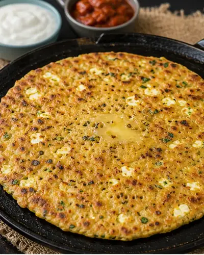 Sindhi Koki with Paneer