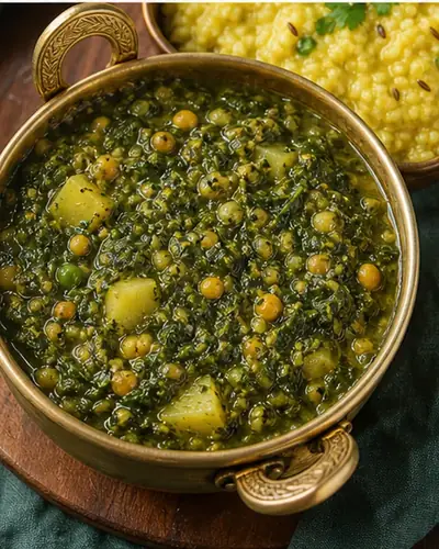 Sindhi Sai Bhaji (Greens + Lentils)
