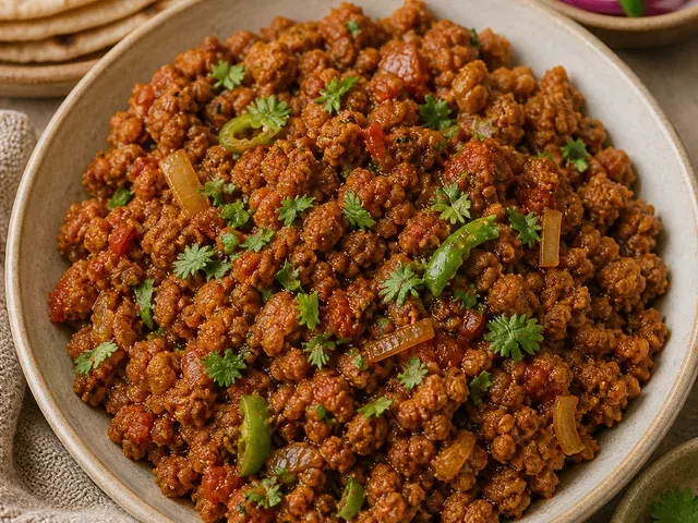 Sindhi Soya Bhugo (Pan-Bhuna Soya)