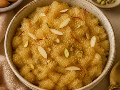 Sindhi Suji Halwa (Lighter)