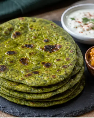 Palak Roti (Spinach Flatbread)
