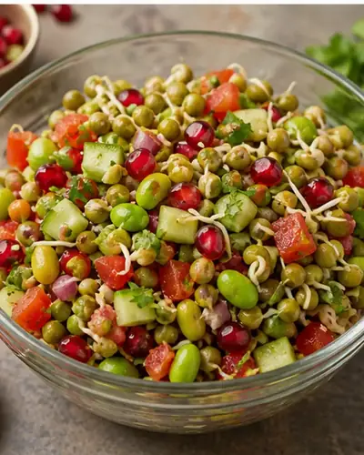 Sprouted Moong Power Bowl