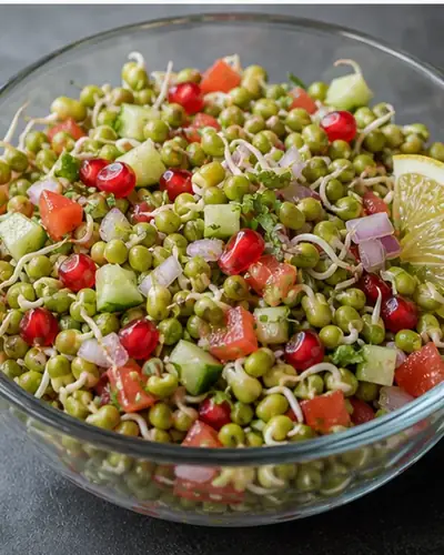 Sprouted Moong Salad