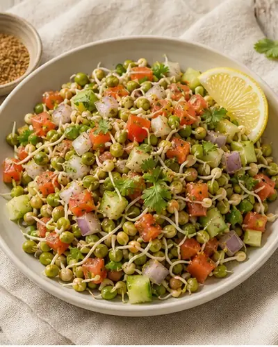 Moong Sprouts Chaat