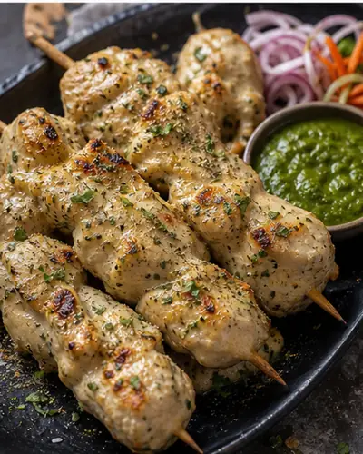 Malai Soya Chaap (Baked)
