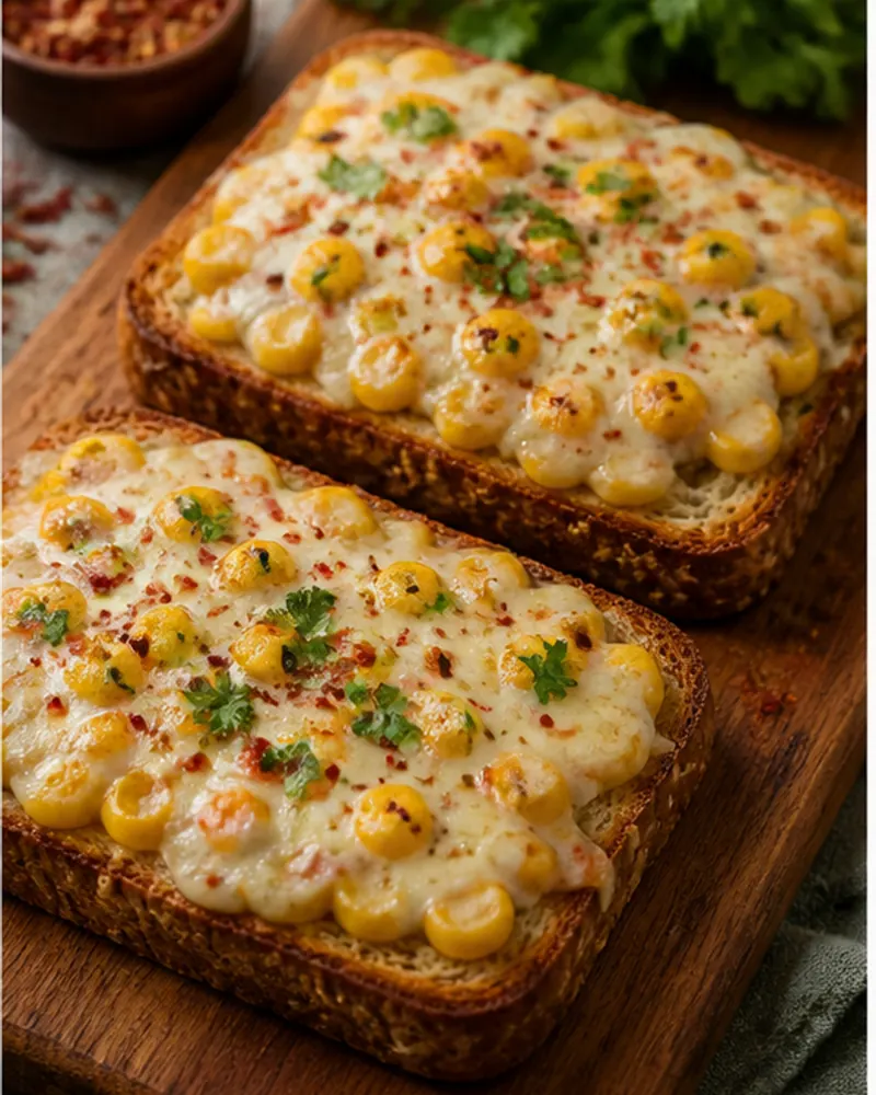 Corn + Cheese Toast