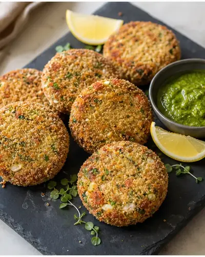 Baked Veg Cutlet